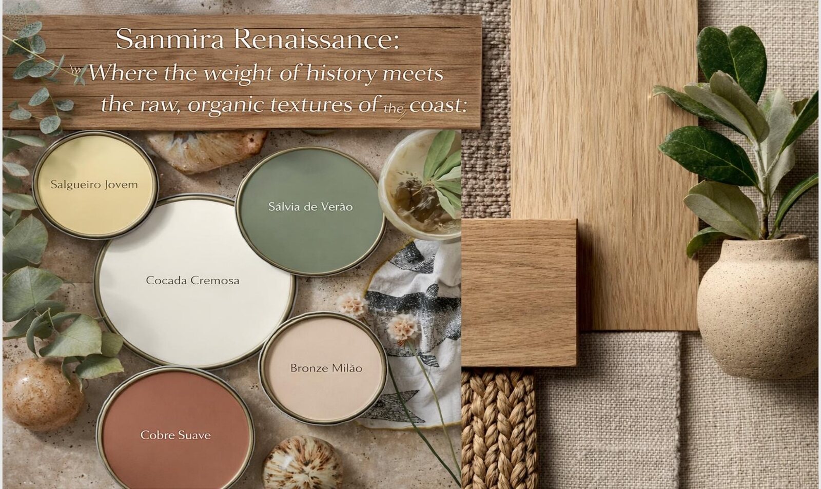Colour & material palette